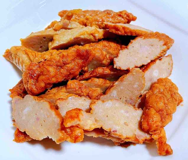 肉参牡蛎煎蛋青菜面的步骤
