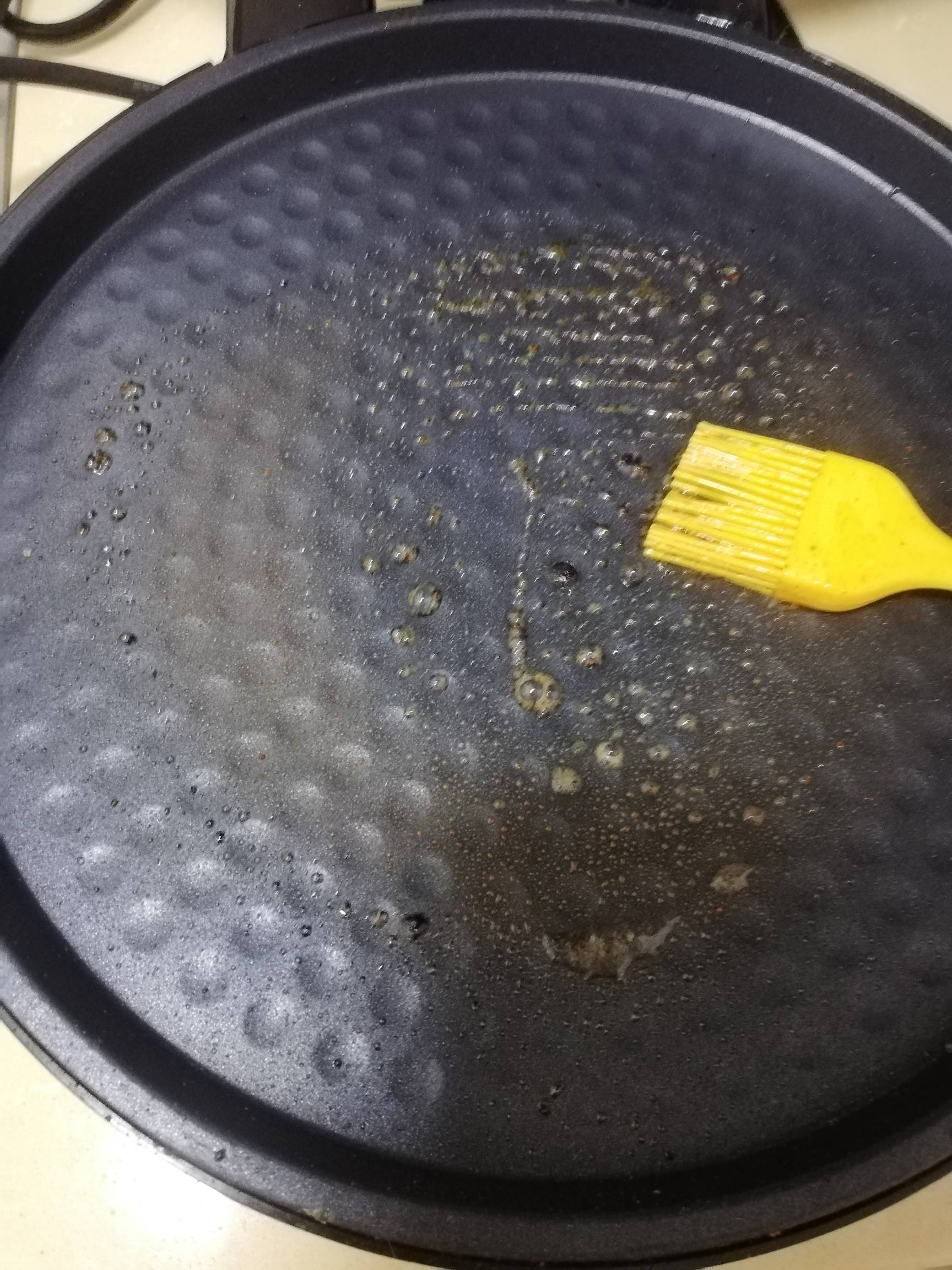 芹菜叶煎蛋的步骤