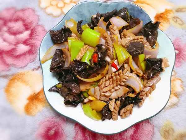 够味道的爆炒腰花成品图