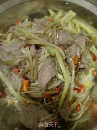 金针菇拌牛肉片的做法：步骤：7